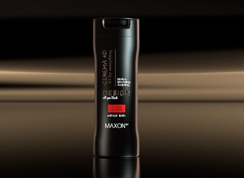 C4D化妆品建模渲染视频教程 Modeling and creation of labels with prorender