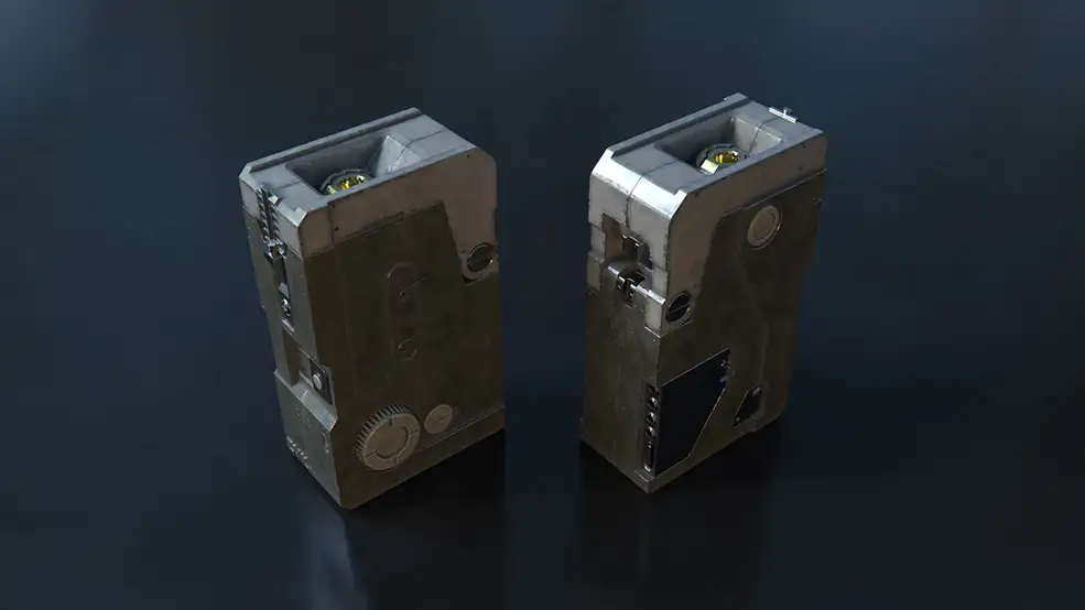 C4D+fusion360科幻物体建模渲染教程（含工程文件）