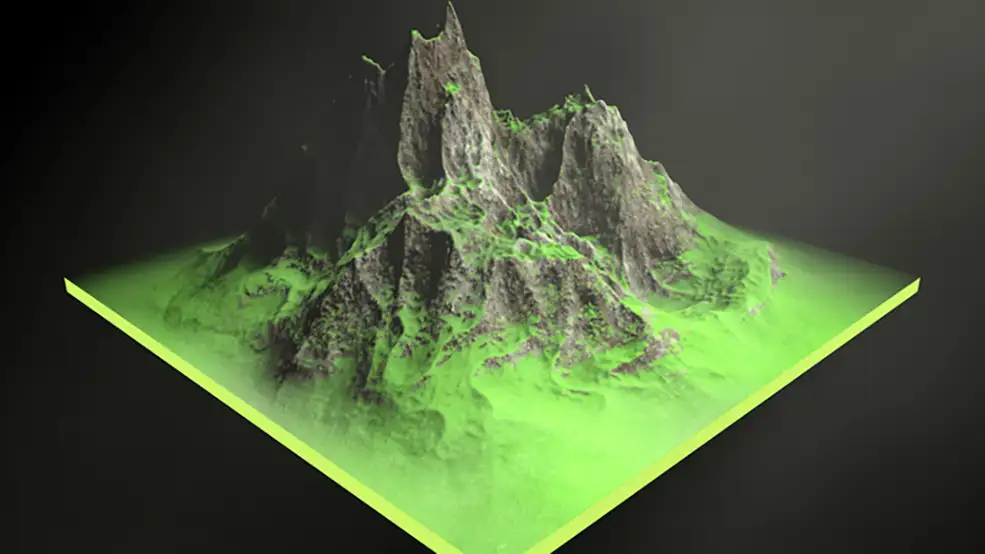 C4D山峰建模教程 Cinema 4D – Creating a Rock Mountain Tutorial