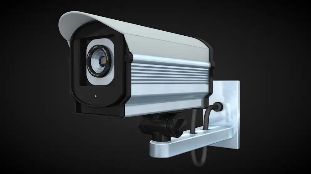 安全监控摄像头 监控摄像机 监控设备C4D模型 Security Camera