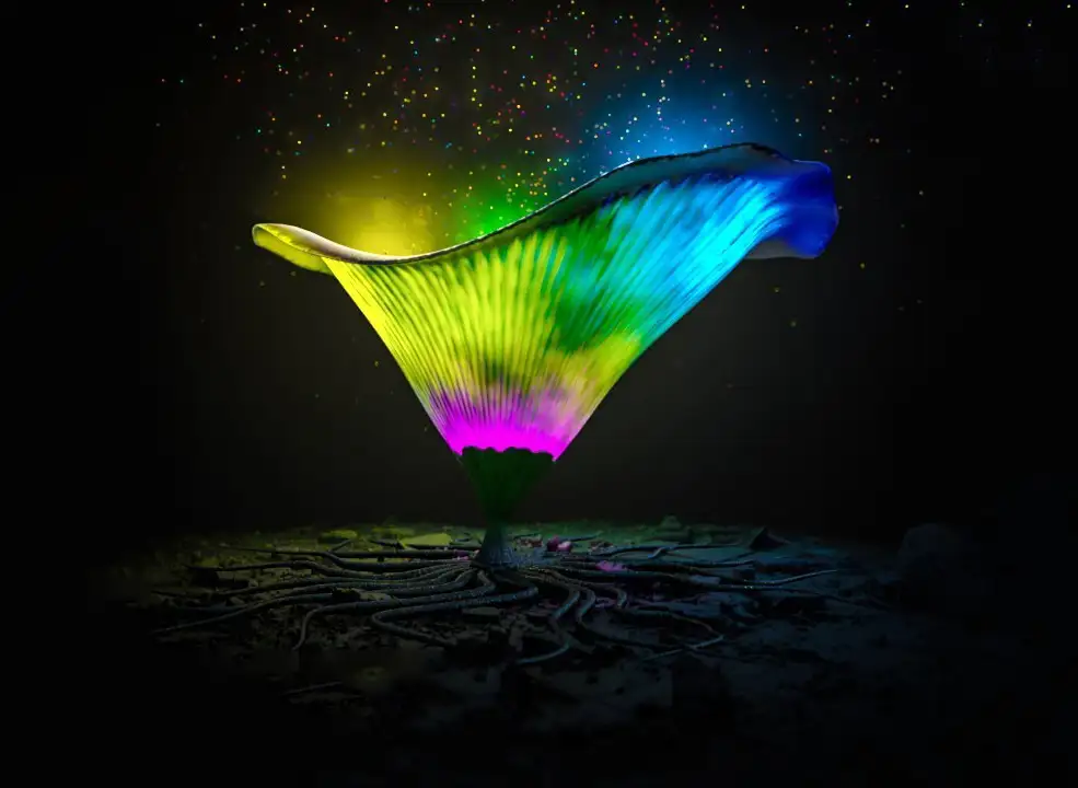 C4D制作一个抽象的发光的花教程 Luminant Flower (Cinema 4D Tutorial)