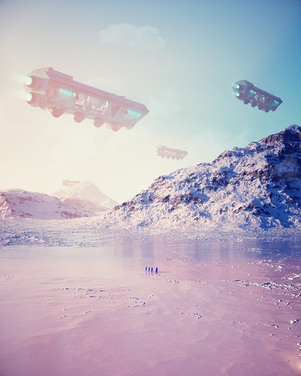 C4D实用工程第576季：雪山 外星球飞船创意C4D工程 C4D Project[Cinema4D - Octane] - C4D之家 - [24-01-18]---Chapter-2.jpg