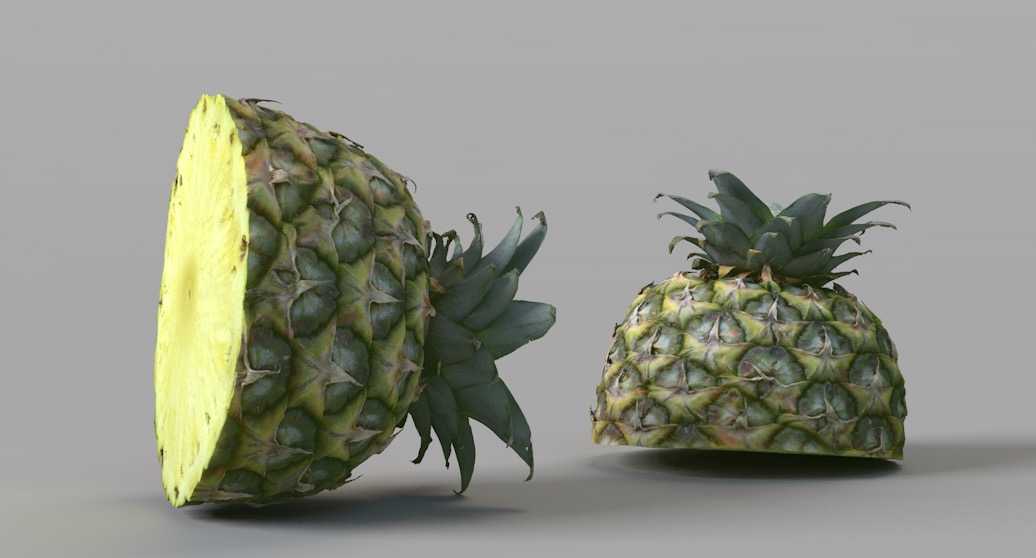 一半菠萝C4D模型 Half Pineapple 3d model - C4D之家 - 屏幕快照 2018-02-01 21.58.59.jpg