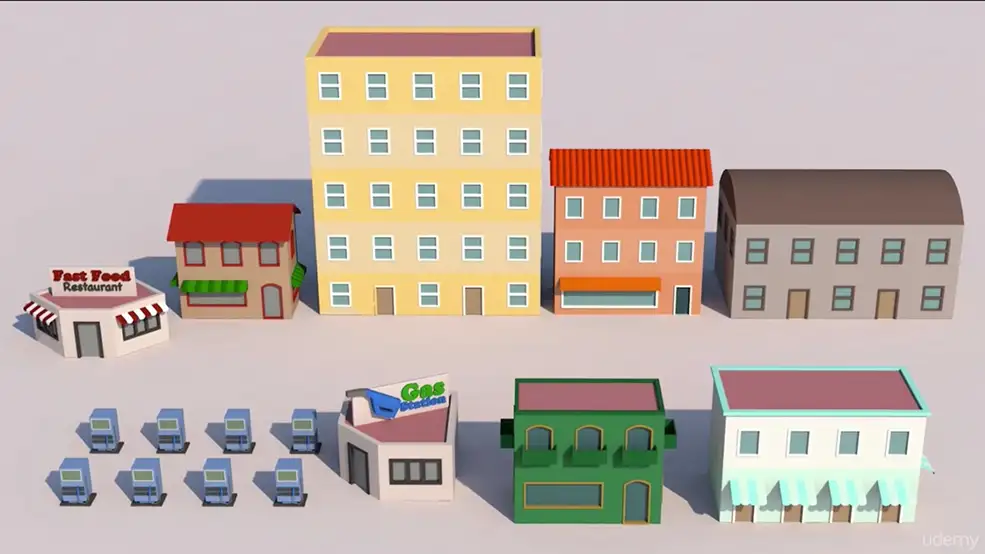 C4D低多边形楼房建模教程 Low Poly Modeling in Cinema 4D – Vol 1: 3D Buildings - C4D之家 - Low-Poly-Modeling-in-Cinema-4D-Vol-1-3D-Buildings-1.jpg