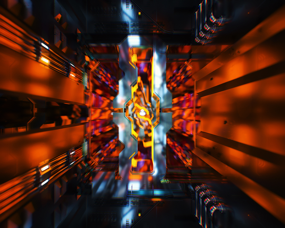 C4D实用工程第583季：科幻隧道循环穿梭动画C4D工程 C4D Project[Cinema4D - Octane]