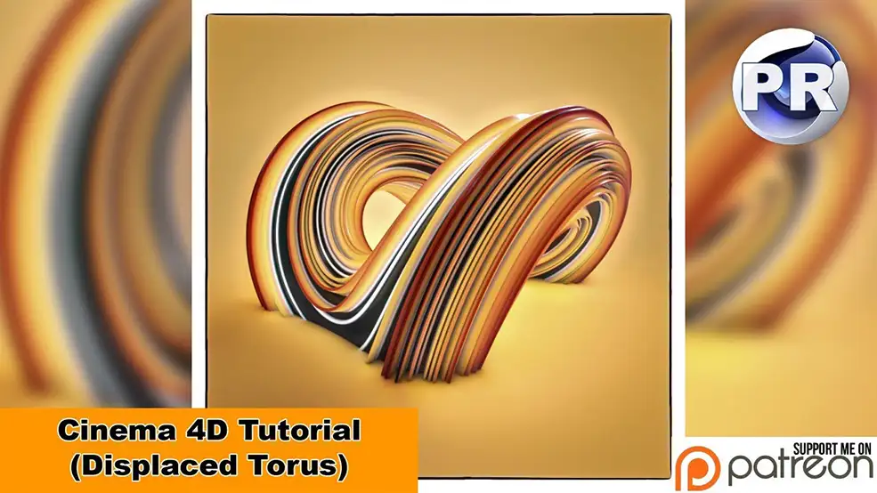 C4D抽象的扭曲环状造型 Displaced Torus Cinema 4D Tutorial - C4D之家 - maxresdefault.jpg