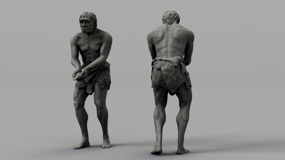 人类祖先-猿人 海德堡人C4D模型 Homo Heidelbergensis Model - C4D之家 - 屏幕快照 2018-02-11 20.29.40.jpg