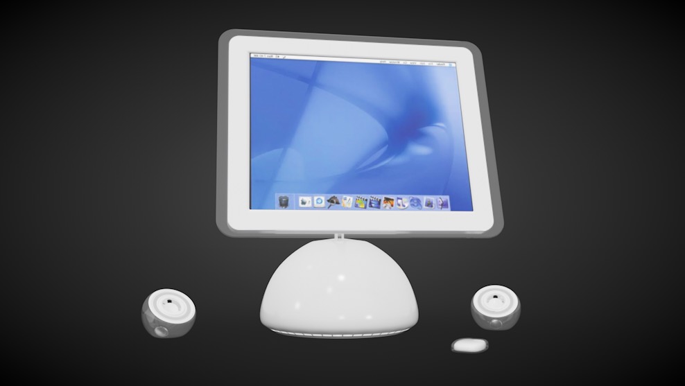 老款苹果一体机 苹果电脑C4D模型 iMac Computer 2002 - C4D之家 - 屏幕快照 2018-02-11 21.16.14.jpg