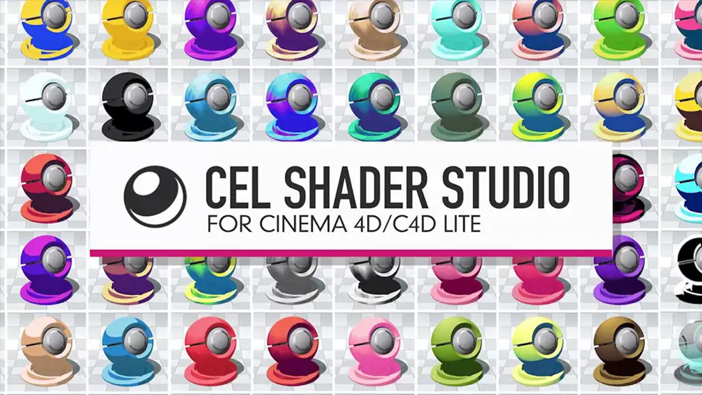 900个C4D三维渲二维MG卡通水彩手绘材质预设 Cel Shader Studio for Cinema 4D - C4D之家 - maxresdefault.jpg