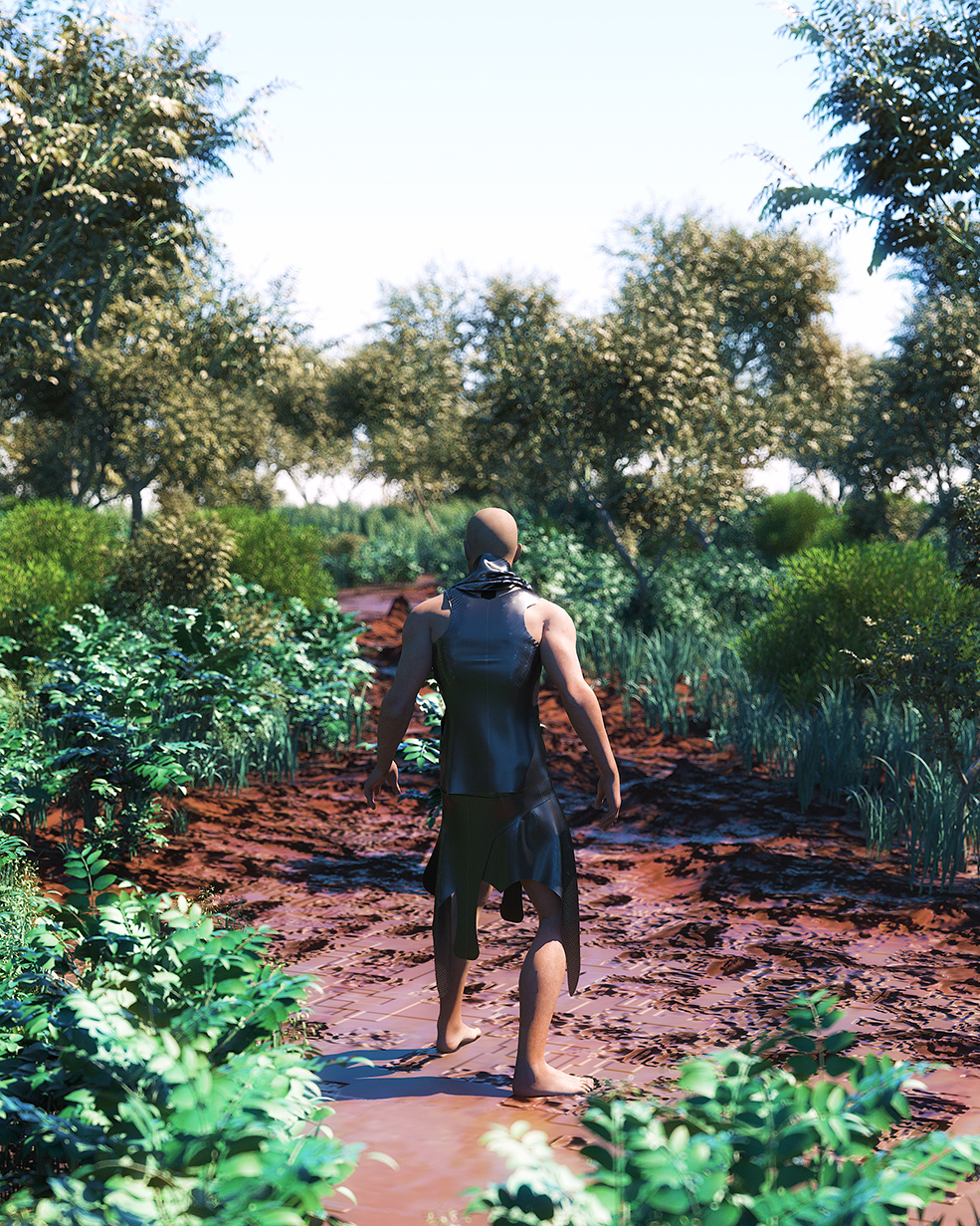 C4D实用工程第618季：林间小道上站立的男性C4D工程 C4D Project[Cinema4D - Octane] - C4D之家 - [07-03-18]---Chapter-1-(Still).jpg