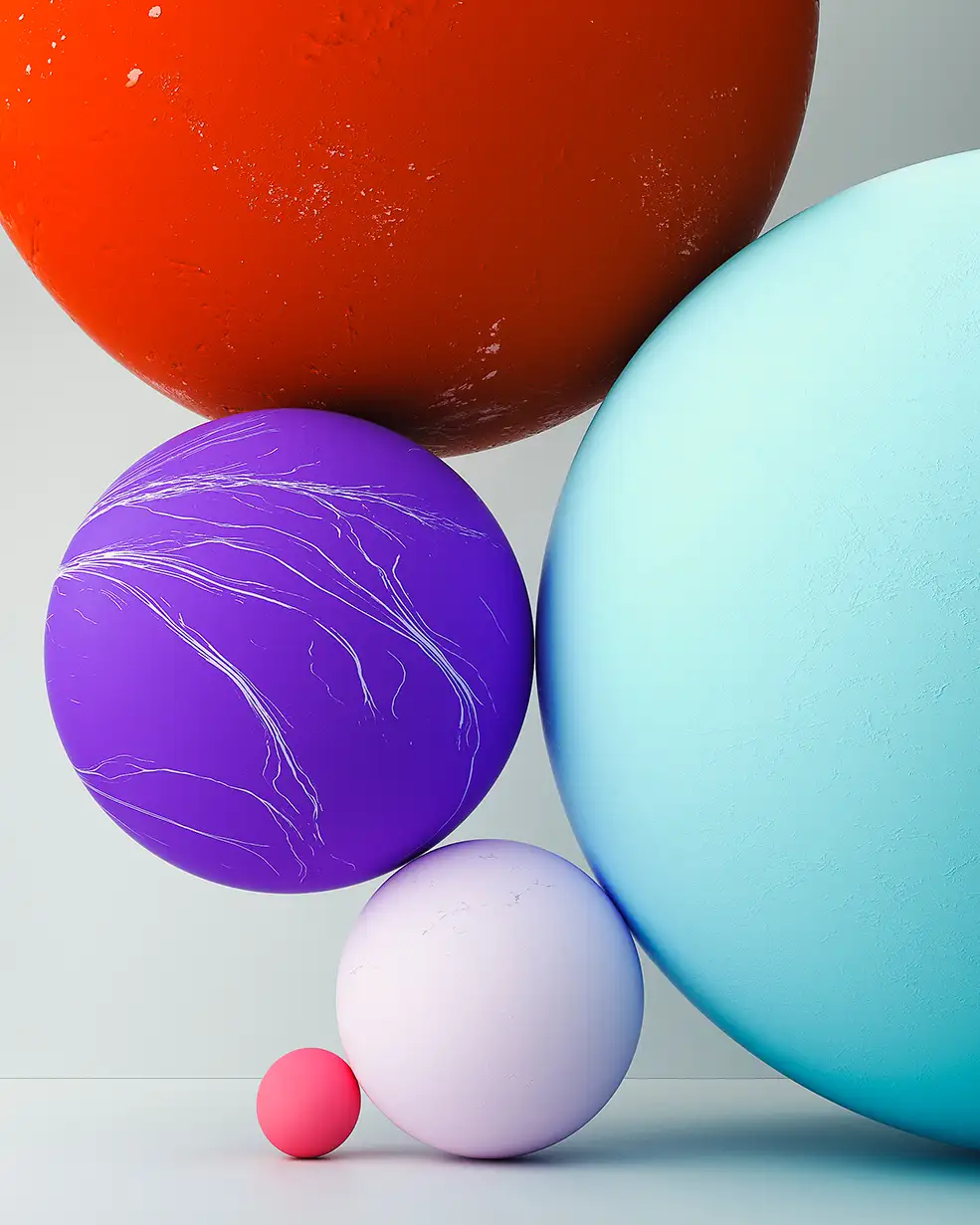 C4D实用工程第628季：平衡七彩球创意C4D工程 C4D Project[Cinema4D - Octane]