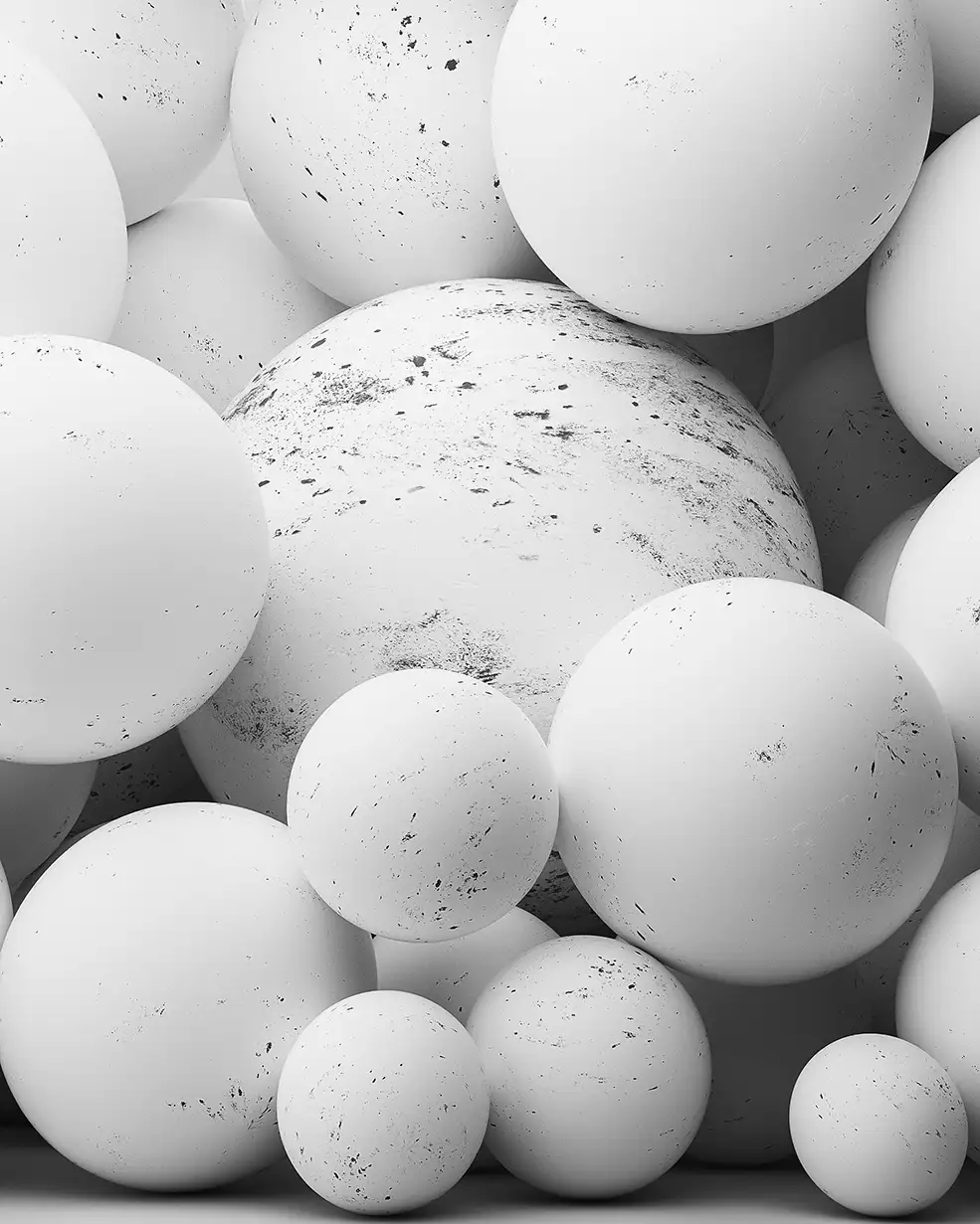 C4D实用工程第629季：灰白圆球挤压掉落动画C4D工程 C4D Project[Cinema4D - Octane]
