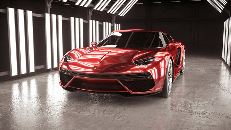 兰博基尼Octane渲染工程 - C4D之家 - car.jpg