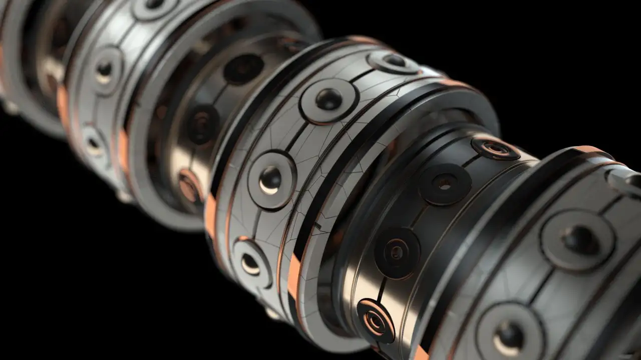 C4D octane金属机械渲染模型
