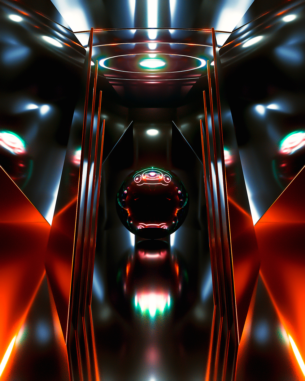 C4D实用工程第650季：反射的艺术空间C4D工程 C4D Project[Cinema4D - Octane]