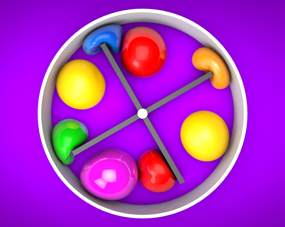 C4D搅拌机里的柔软圆球动画 Sphere Soft Body Dynamics