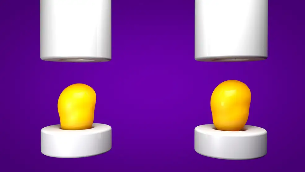 C4D柔软圆球穿过圆孔动画工程
