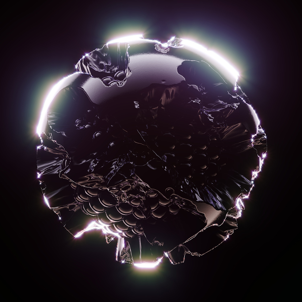 C4D Corona残缺的暗黑球体创意工程