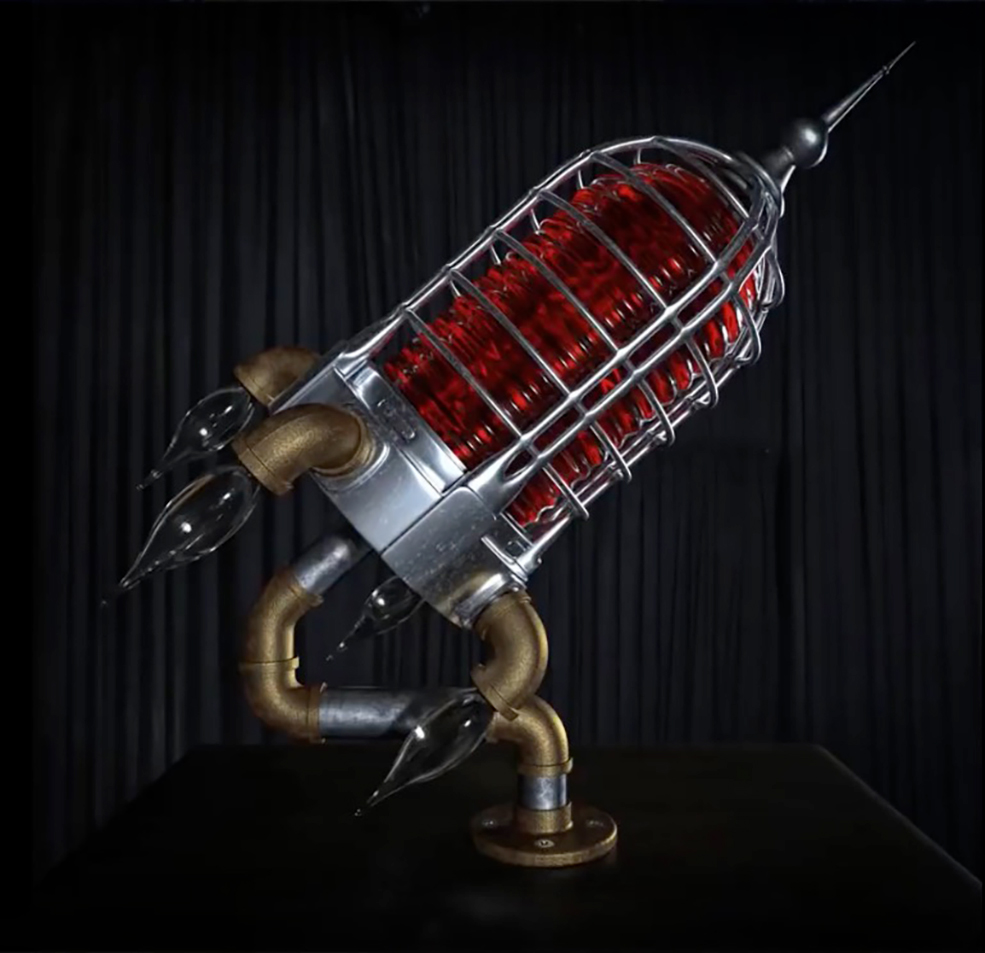 C4D火箭灯建模教程 Rocket Lamp