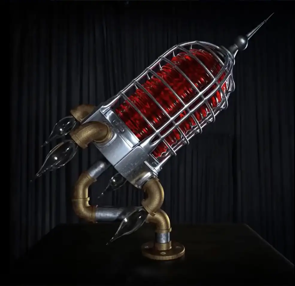 C4D火箭灯建模教程 Rocket Lamp
