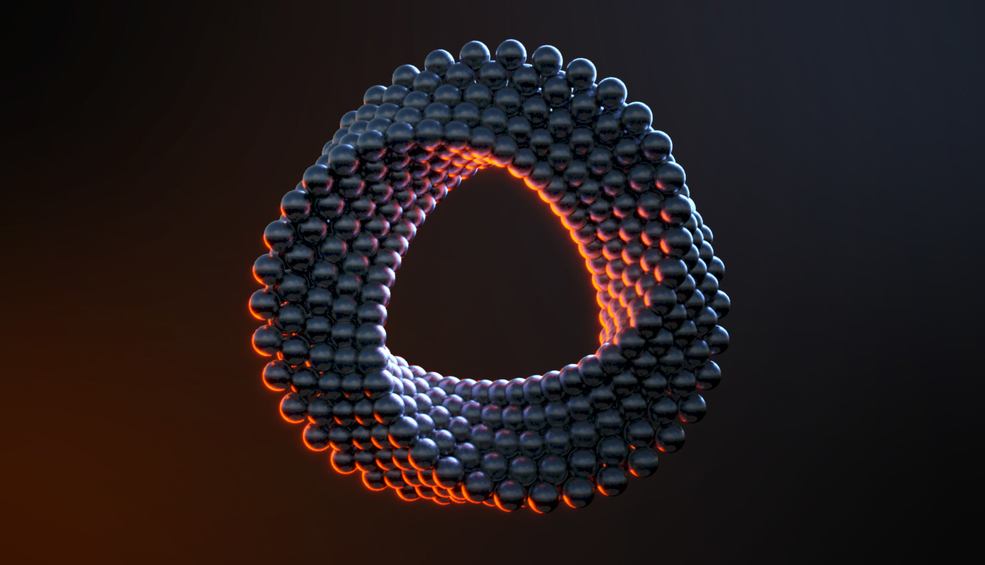 C4D抽象环形翻转动画工程文件