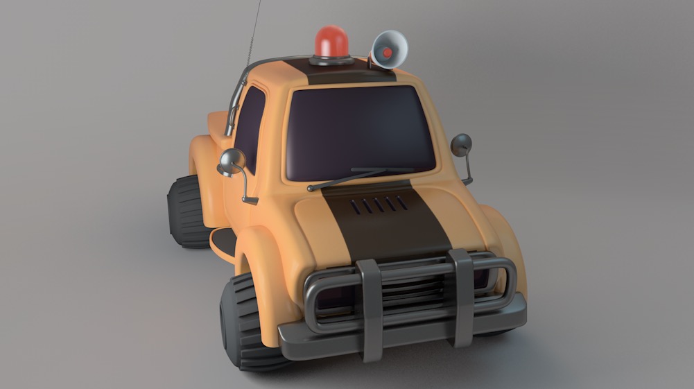 卡通警车C4D模型 Cartoon police car - C4D之家 - 屏幕快照 2018-05-09 22.17.01.jpg