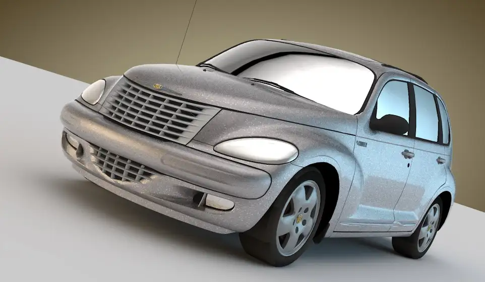 克莱斯勒巡洋舰C4D低面汽车模型 Chrysler PTCruiser - C4D之家 - 屏幕快照 2018-05-15 22.11.22.jpg