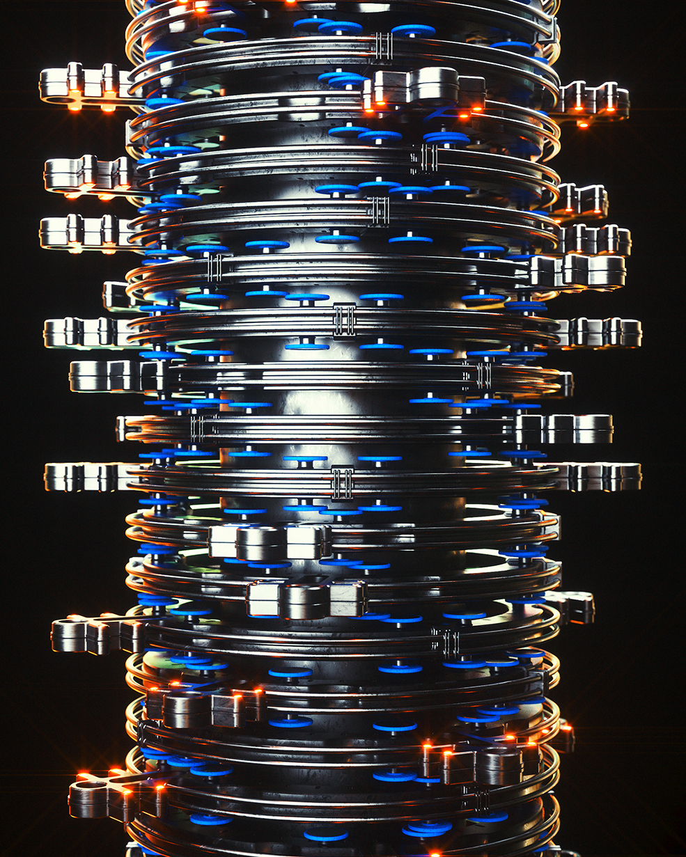 C4D实用工程第684季：柱形旋转金属机械设备C4D工程 C4D Project[Cinema4D - Octane] - C4D之家 - [11-05-18]---Lissage-(Still).jpg