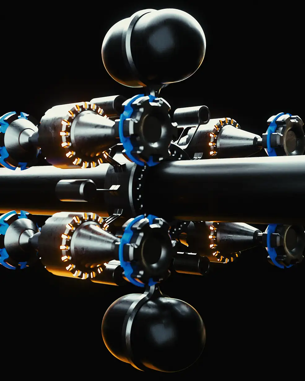 C4D实用工程第685季：旋转科幻金属机械设备C4D工程 C4D Project[Cinema4D - Octane]
