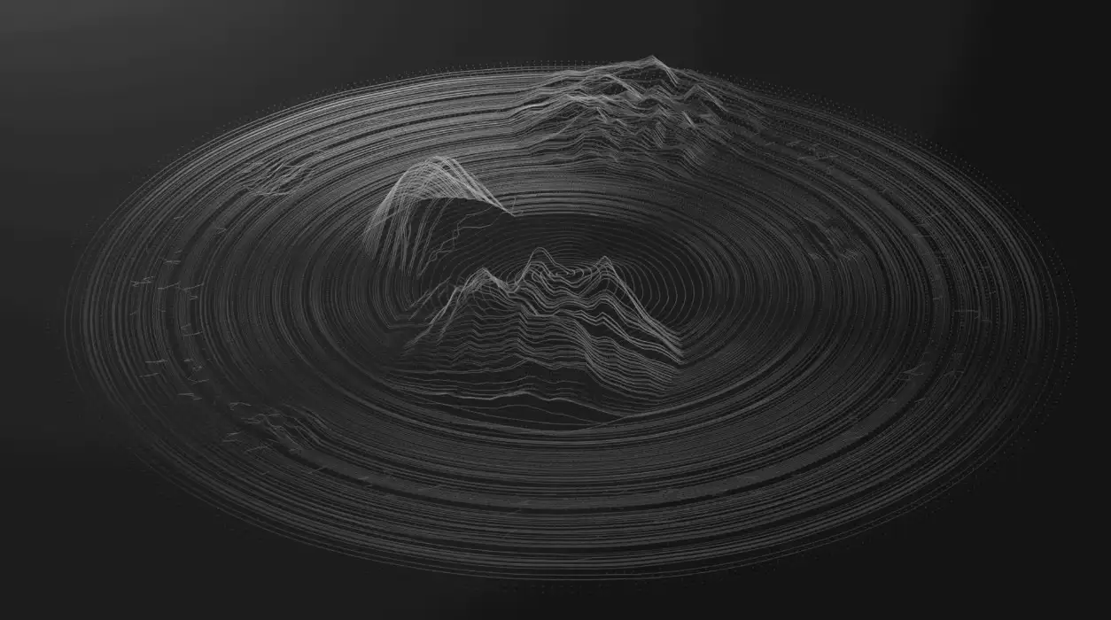 C4D扩散的波纹线动画工程 Wires Explosion