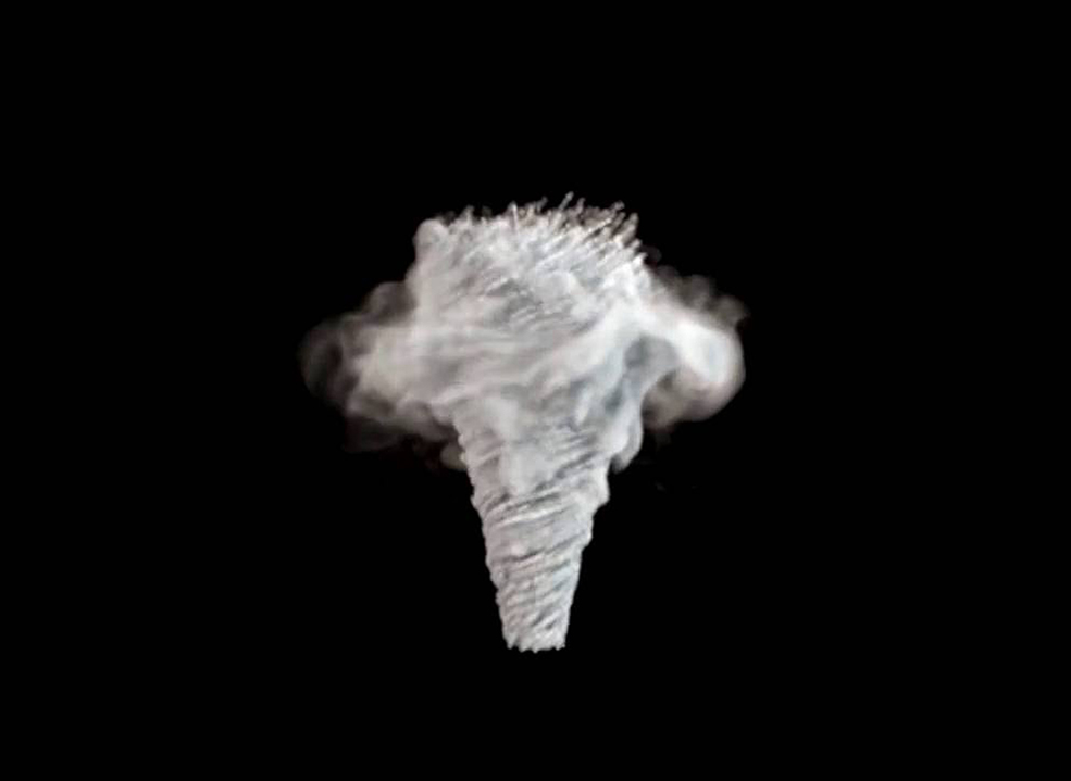 C4D龙卷风特效动画工程 Tornado