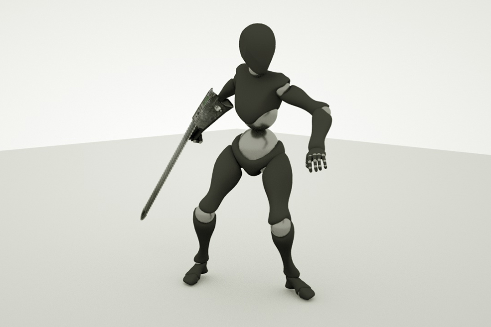 环太平洋科幻机器人C4D动画模型 Cinema4D Chain Sword Pacific rim model