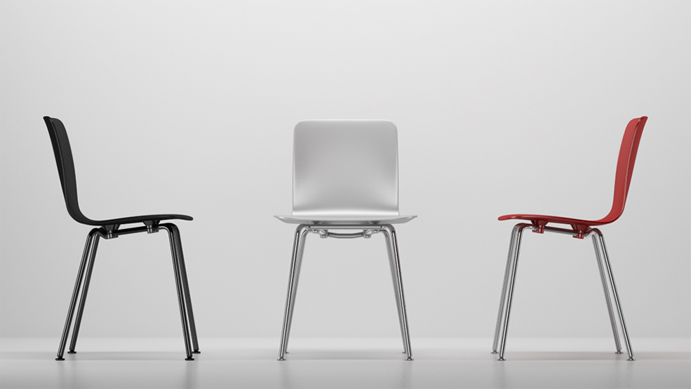 时尚休闲椅C4D模型 Vitra Hal tube