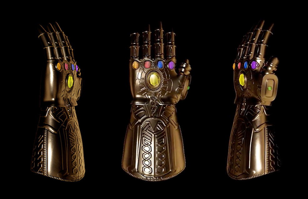C4D机械手雕刻建模教程（含工程文件）THANOS GAUNTLET MODELING TUTORIAL