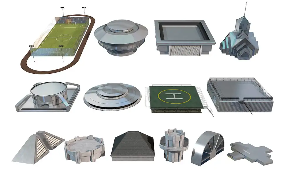 C4D城市建筑楼房模型预设 The Pixel Lab – Cinema 4D Building Kit - C4D之家 - 屏幕快照-2018-06-03-11.01.16.jpg