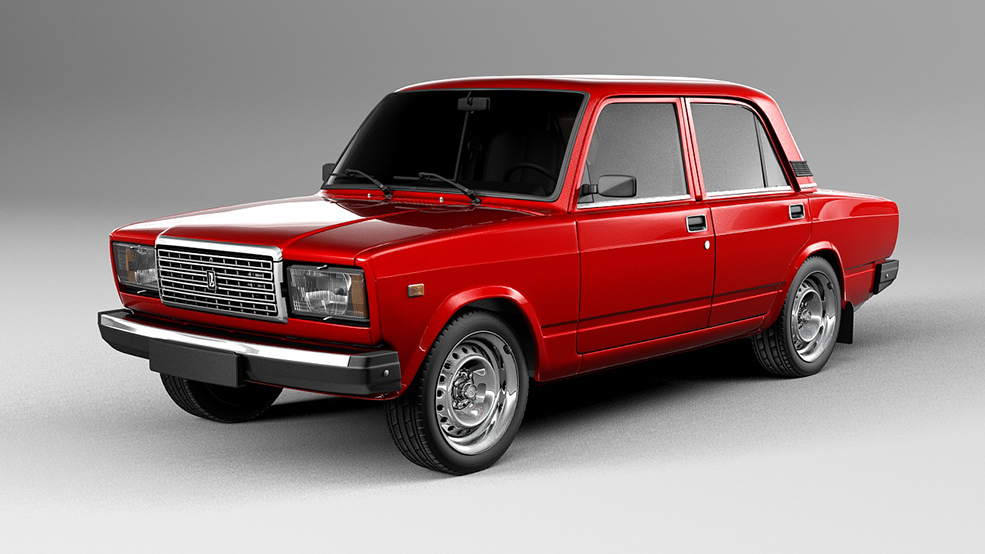 俄罗斯拉达汽车C4D模型 Lada Auto Vaz 2107 - C4D之家 - 5-74.jpg