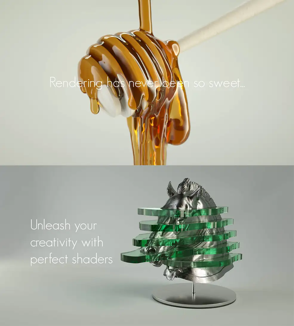 100多个C4D Octane材质预设合集 Octane Texture Pack Pro - C4D之家 - octane-texture-pack-honey.jpg