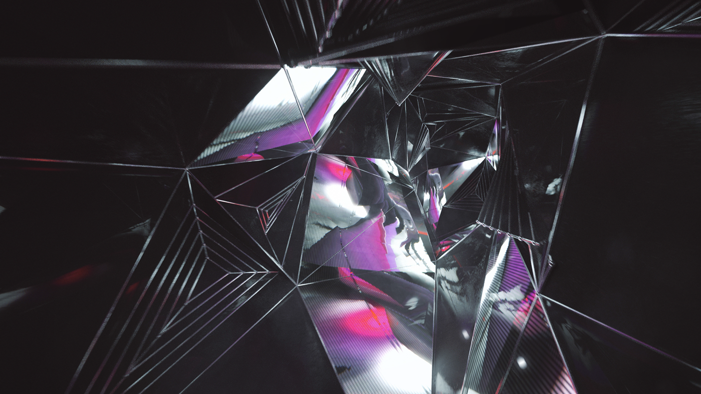 C4D Octane Renderer多边形反射隧道穿梭动画工程 - C4D之家 - 654de165860287.5b03098ec6484.png