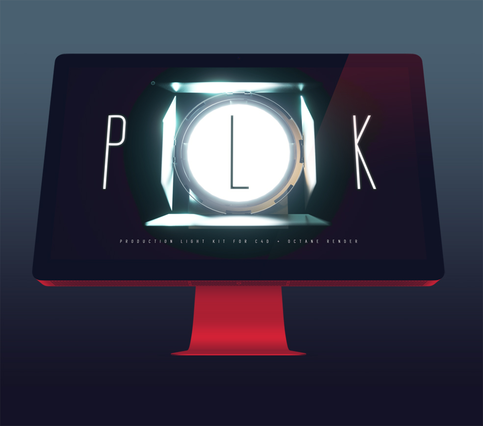 C4D摄影棚Octane灯光预设V1.2 Mitch Myers Production Light Kit Plk Cinema 4D