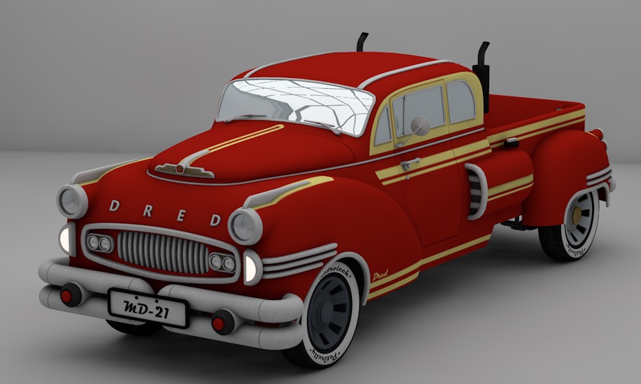 复古汽车 红色皮卡老爷车C4D模型 Pickup Dred - C4D之家 - 屏幕快照 2018-06-11 23.28.11.jpg