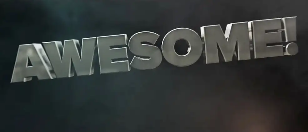 C4D+AE金属标题文字动画工程模板 Awesome Title Template