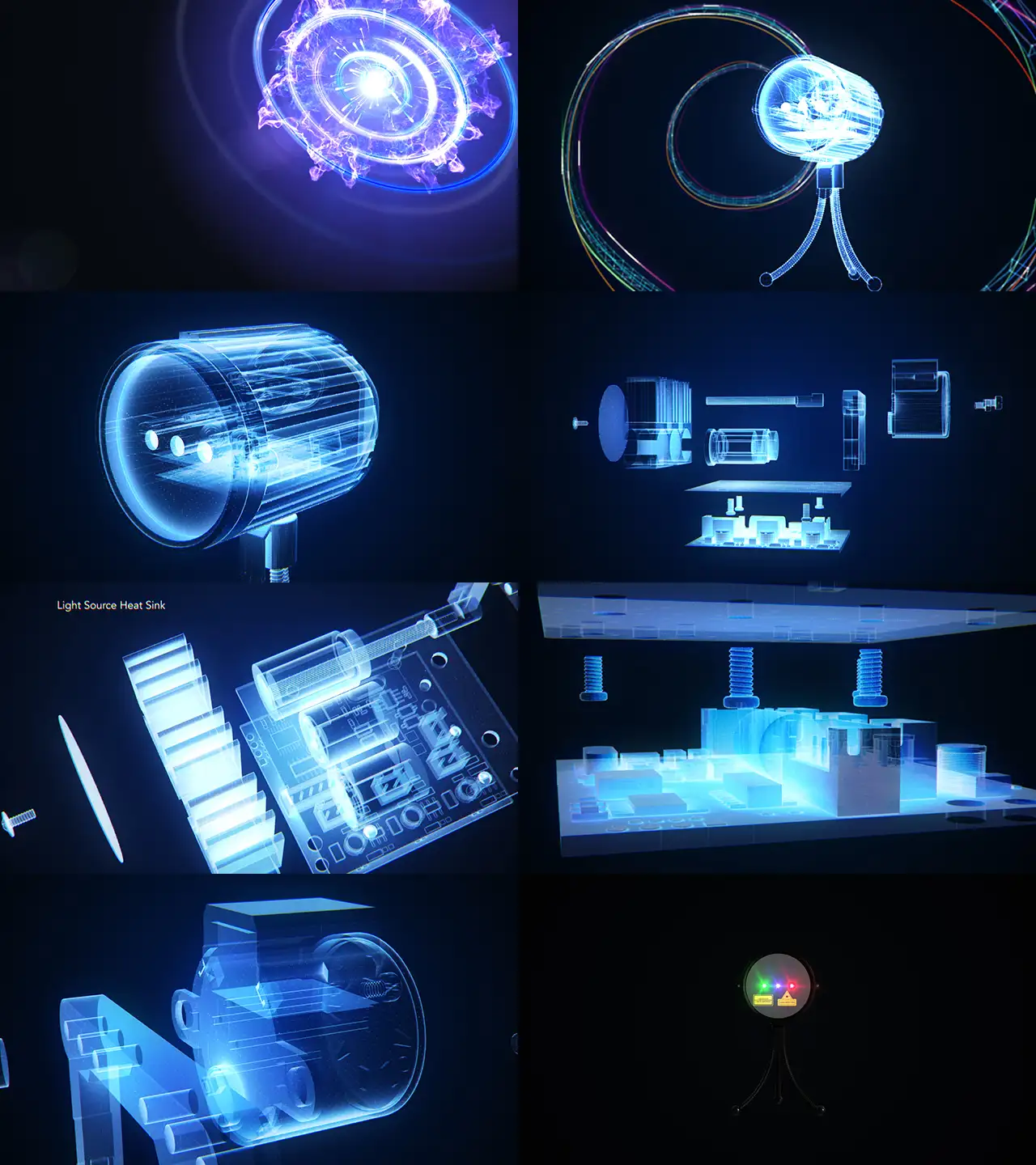 高科技镭射灯全息投影3D动画 - C4D之家 - 三色灯分镜图8P1280.jpg