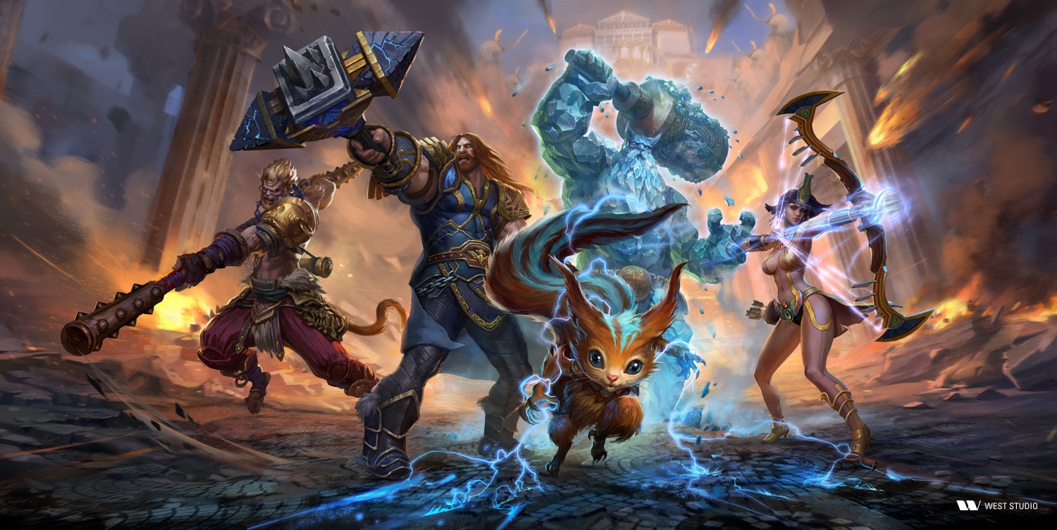 77套C4D竞技游戏《神之浩劫(Smite)》角色模型合集 - C4D之家 - WestStudio-Smite-01.jpg