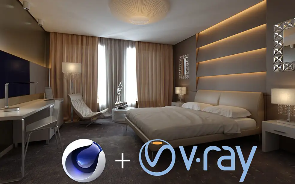 C4D Vray渲染器插件 V3.6 R18/R19 Win/Mac注册机和谐版
