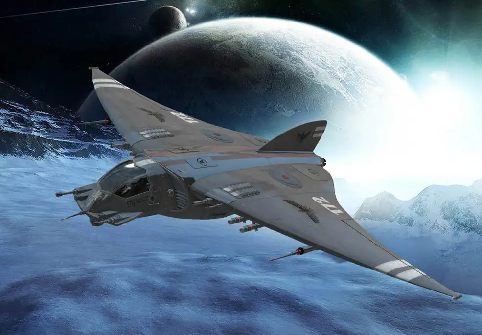 C4D科幻飞行器 星际飞船模型 Starship Stingra - C4D之家 - Image.jpg