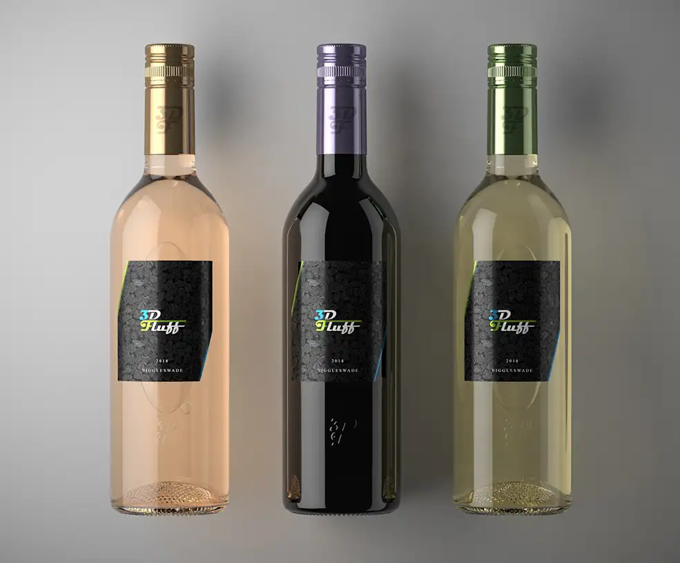 C4D酒瓶建模材质渲染教程 3DFluff – Cinema 4D R19 Wine Viz