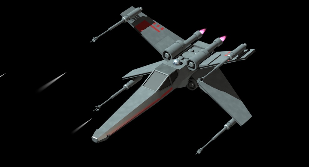 C4D飞机大战动画工程 X战机工程 X-Wing