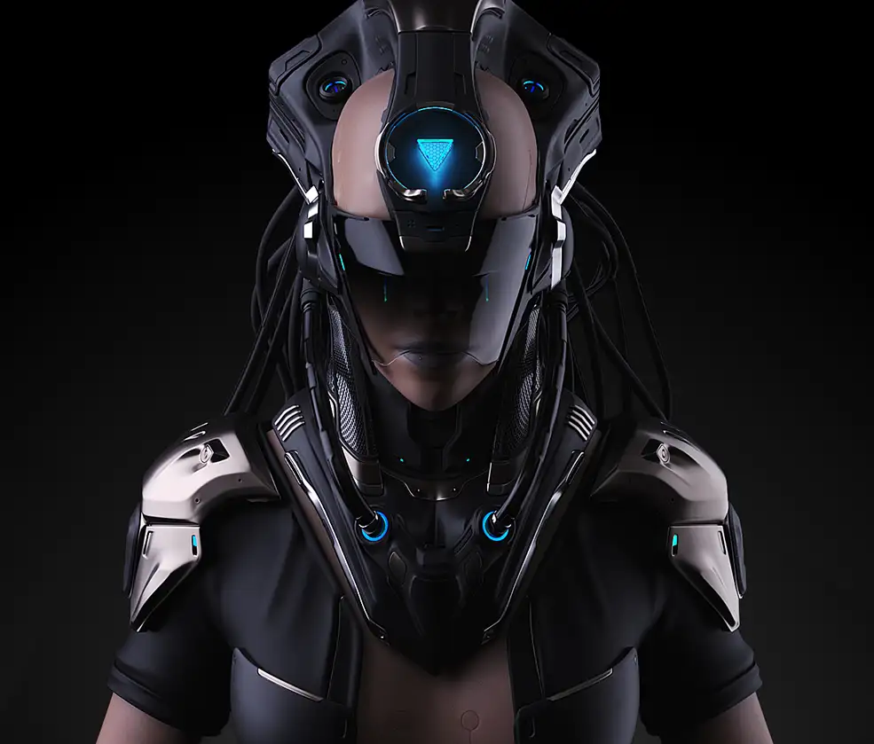 C4D ARNOLD制作科幻人物未来战士教程（含工程文件）