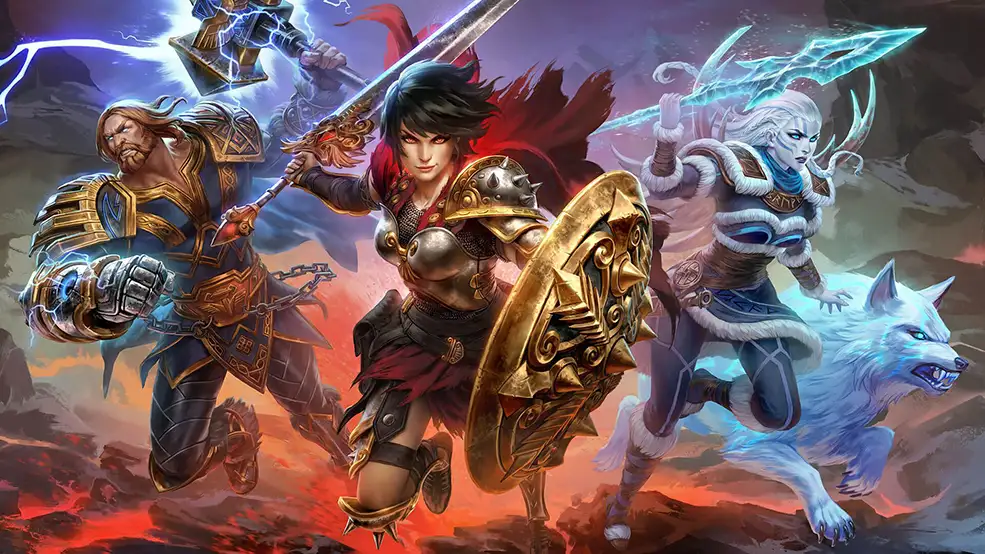 135套C4D竞技游戏《神之浩劫(Smite)》角色模型合集