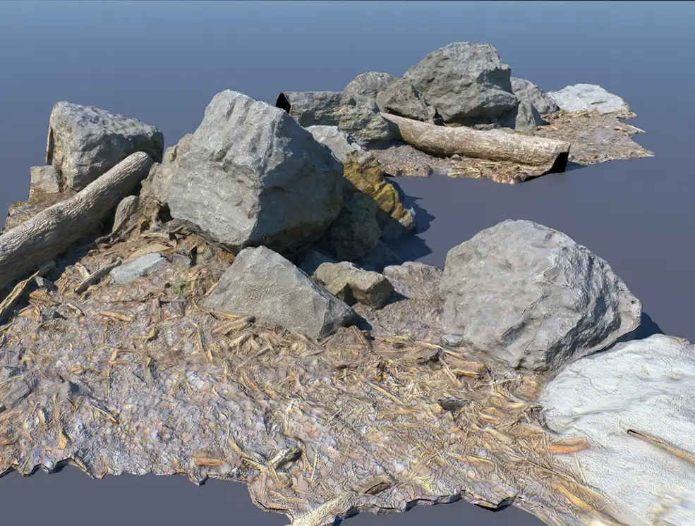 C4D Octane Renderer石头模型 Bigl lake rocks - C4D之家 - Render.jpg